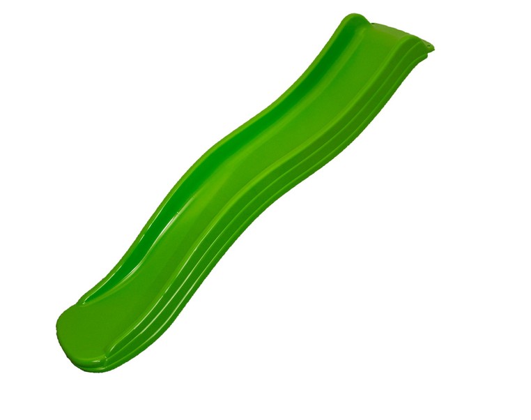 Горка пластиковая волновая Babygarden 1.75м ярко-зеленая – фото 1