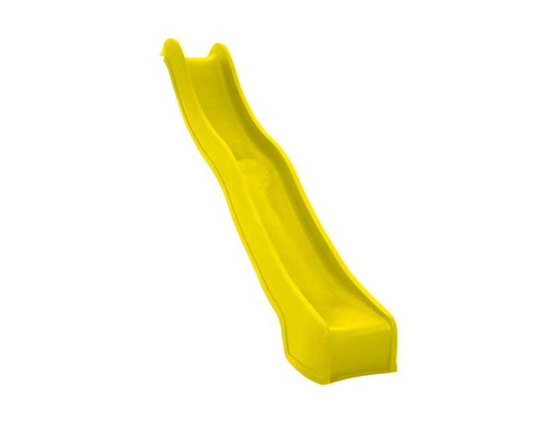 Горка пластиковая волновая Babygarden 3 м желтая – фото 1
