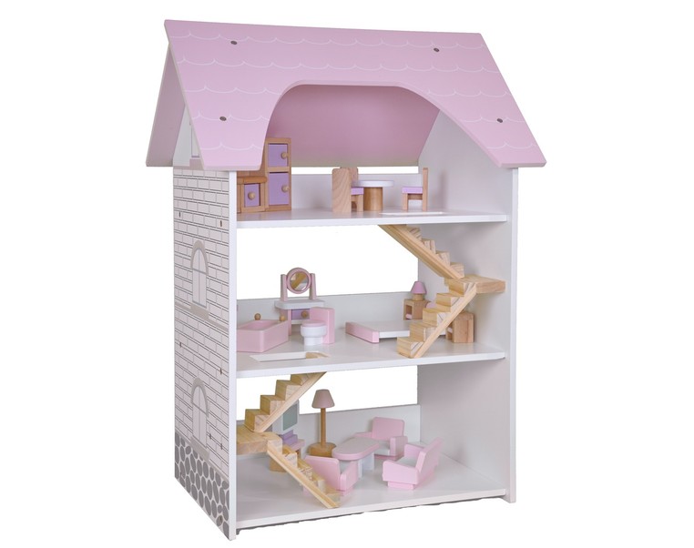 Кукольный домик Babygarden FRIENDLY HOUSE с мебелью – фото 1