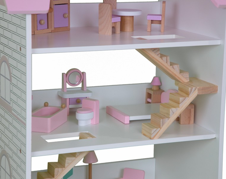 Кукольный домик Babygarden FRIENDLY HOUSE с мебелью – фото 3